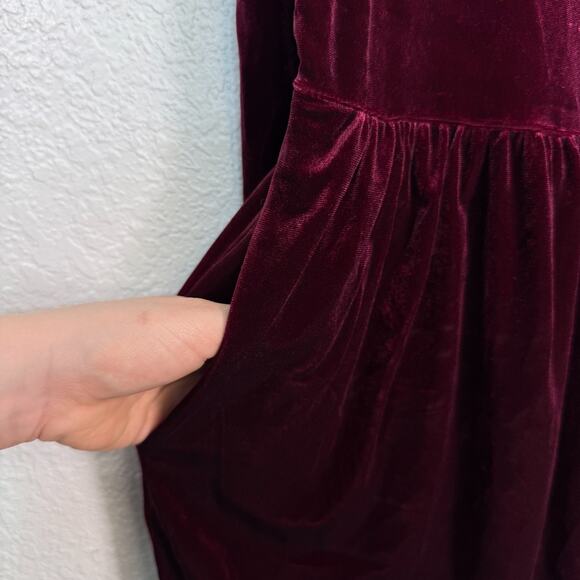 AMADI Greta Velvet Dress Womens Large Anthropologie Holiday Party Christmas NEW - Picture 7 of 13